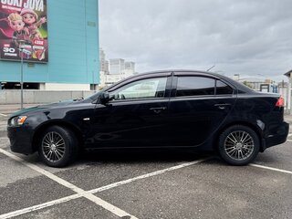 2008 Mitsubishi Lancer X, чёрный, 730000 рублей, вид 4