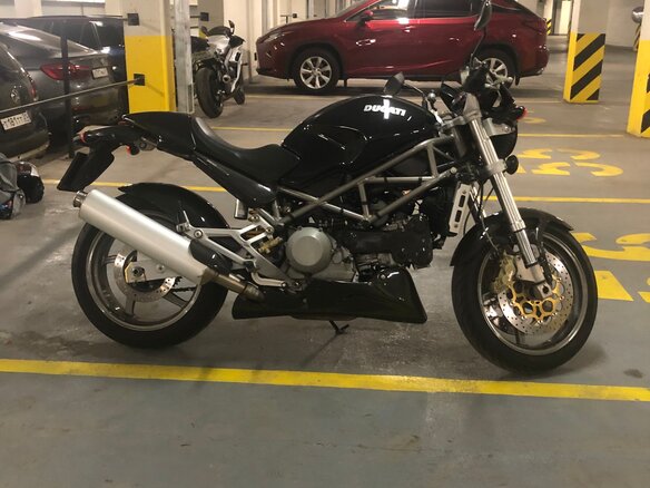 2001 Ducati Monster S4, чёрный - вид 6