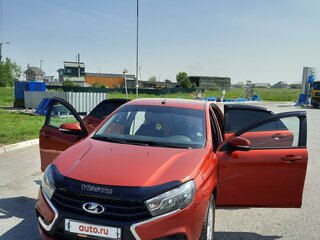 2016 Lada (ВАЗ) Vesta I, красный, 950000 рублей, вид 2