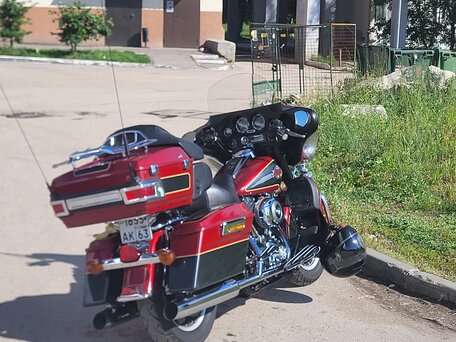 2007 Harley-Davidson Electra Glide, красный, 795000 рублей, вид 2