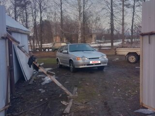 2007 Lada (ВАЗ) 2114, серебристый, 130000 рублей, вид 3