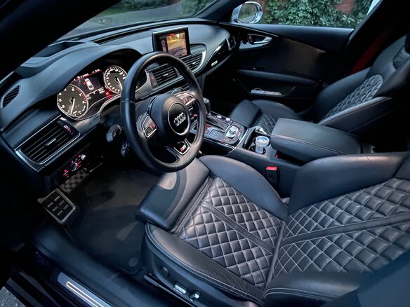 2016 Audi S7 I (4G) Рестайлинг, фиолетовый - вид 9