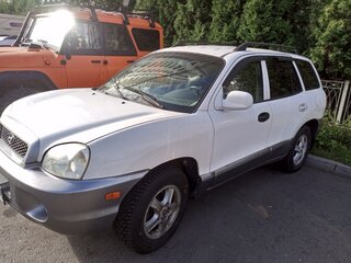 2003 Hyundai Santa Fe I, белый, 650000 рублей, вид 2