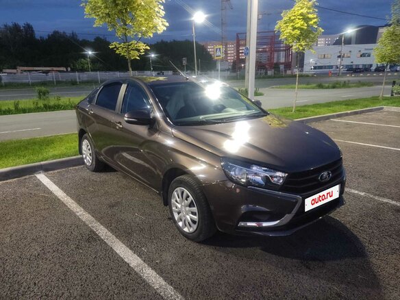 2020 Lada (ВАЗ) Vesta I, коричневый, 890000 рублей - вид 6
