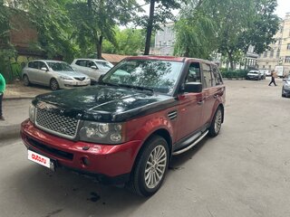 2007 Land Rover Range Rover Sport Supercharged I, красный, 950000 рублей, вид 2
