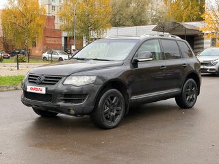 2008 Volkswagen Touareg I Рестайлинг, чёрный, 895000 рублей, вид 1