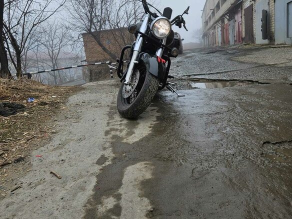 2005 Yamaha XVS1100, чёрный, 445000 рублей - вид 12