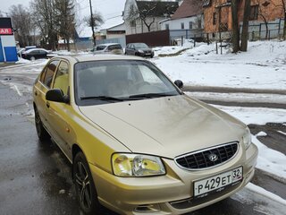 2005 Hyundai Accent ТагАЗ II, бежевый, 460000 рублей, вид 3