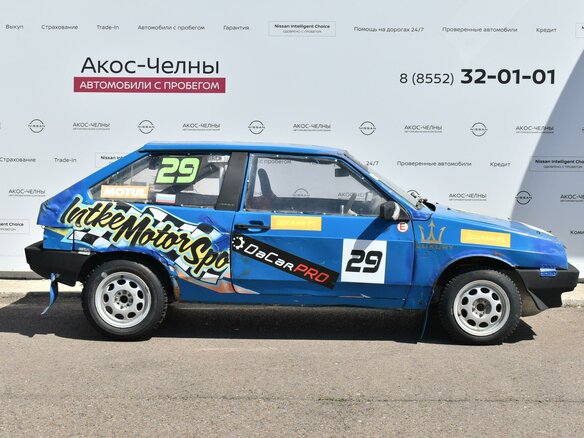1996 Lada (ВАЗ) 2108, синий - вид 3