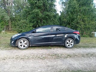 2011 Hyundai Elantra V (MD), чёрный, 970000 рублей, вид 2