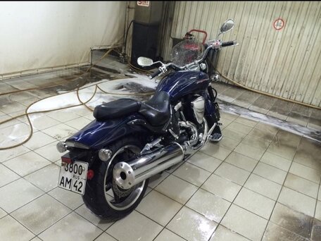 2005 Yamaha XV 1700 Warrior, фиолетовый, 1200000 рублей, вид 1