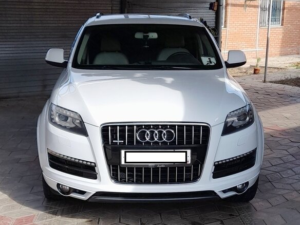 2012 Audi Q7 I (4L) Рестайлинг, белый
