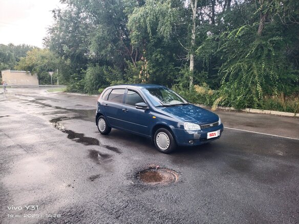 2008 Lada (ВАЗ) Kalina I, синий, 200000 рублей - вид 4
