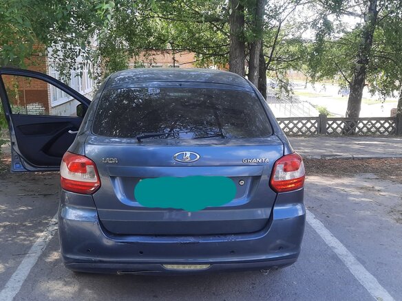 2014 Lada (ВАЗ) Granta I, серый, 350000 рублей - вид 1