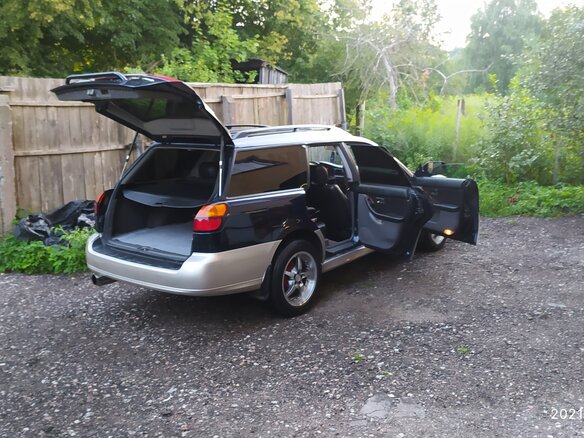 2003 Subaru Outback II, синий, 860000 рублей - вид 23