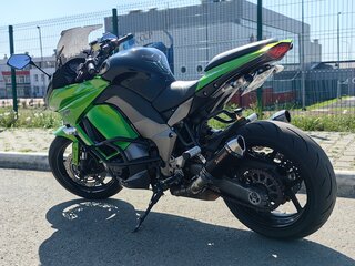 2013 Kawasaki Ninja 1000 SX, зелёный, 740000 рублей, вид 5
