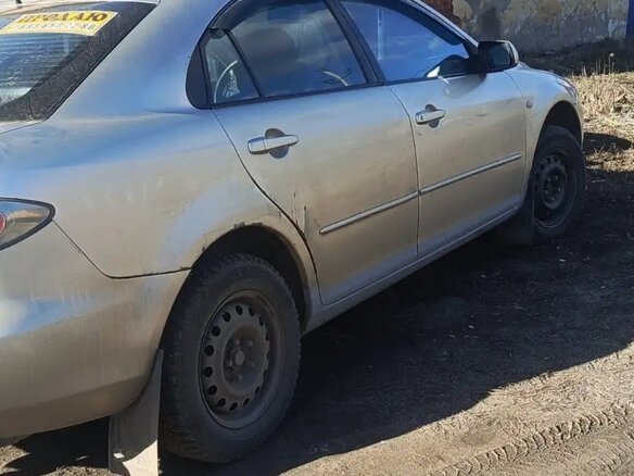 2005 Mazda 6 I (GG), серый, 310000 рублей - вид 2