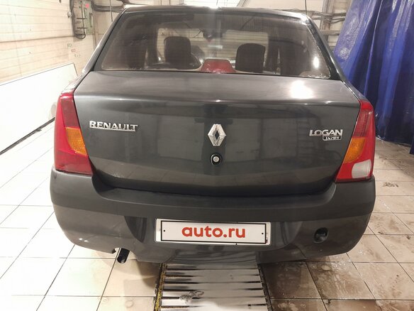 2008 Renault Logan I, серый, 490000 рублей - вид 3