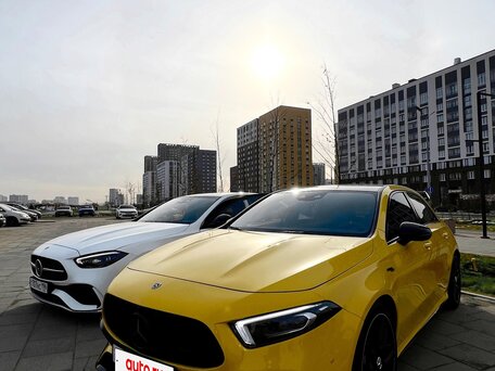2019 Mercedes-Benz A-Класс AMG 45 AMG S II (W177), жёлтый, 4500000 рублей, вид 4