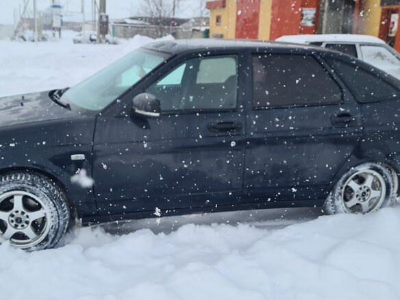 2008 Lada (ВАЗ) Priora I, чёрный, 280000 рублей - вид 3