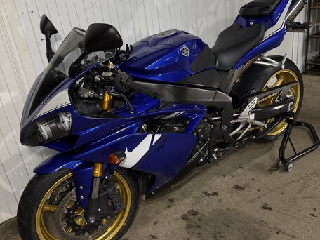 2008 Yamaha YZF-R1, синий, 785000 рублей, вид 1
