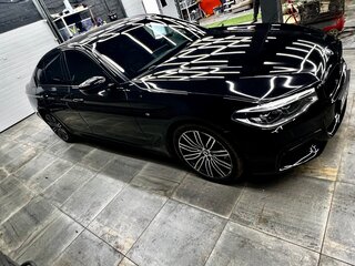 2019 BMW 5 серии 530d xDrive VII (G30/G31/G38), чёрный, 3450000 рублей, вид 4