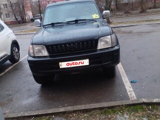 1998 Toyota Land Cruiser Prado 90 Series, чёрный, 1000000 рублей, вид 1