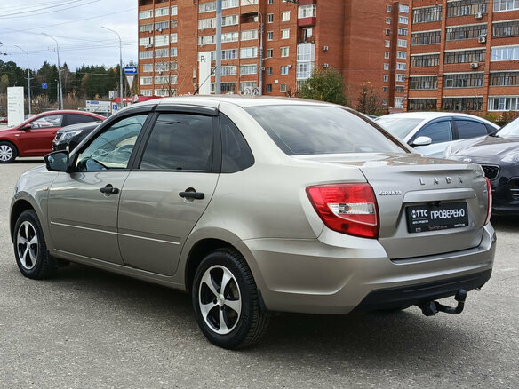2019 Lada (ВАЗ) Granta I Рестайлинг, серый, 465000 рублей - вид 6