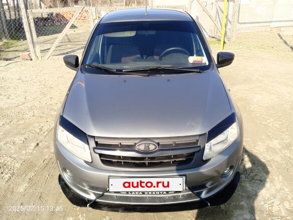 2013 Lada (ВАЗ) Granta I, серый, 540000 рублей - вид 2
