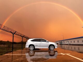 2005 Toyota Harrier II (XU30), белый, 2100000 рублей, вид 1