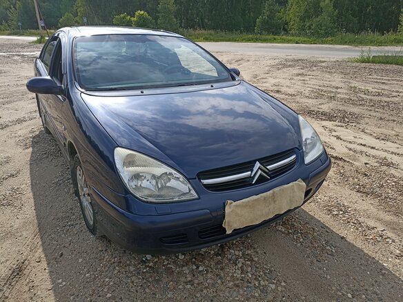 2003 Citroen C5 I, синий, 400000 рублей