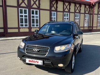 2009 Hyundai Santa Fe II, чёрный, 950000 рублей, вид 1