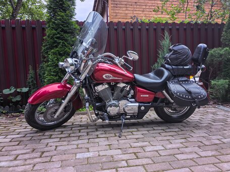 2005 Honda Shadow 750, красный, 980000 рублей, вид 1
