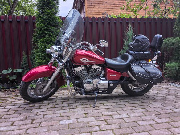2005 Honda Shadow 750, красный, 980000 рублей