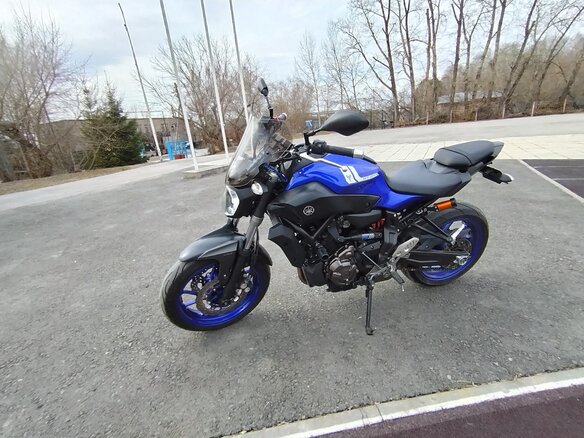 2017 Yamaha MT-07 (FZ-07), синий, 730000 рублей - вид 10