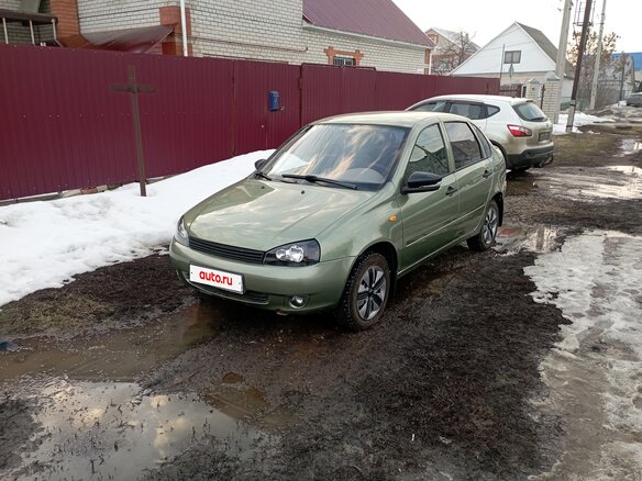 2008 Lada (ВАЗ) Kalina I, зелёный, 340000 рублей - вид 1