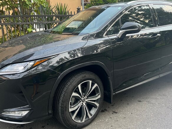 2022 Lexus RX 350 IV Рестайлинг, чёрный, 7000000 рублей - вид 1