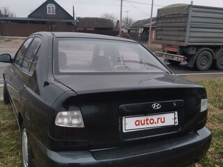 2008 Hyundai Accent ТагАЗ II, чёрный, 450000 рублей, вид 3
