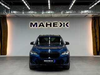 2021 BMW X3 20d xDrive III (G01) Рестайлинг, синий, 5200000 рублей, вид 2