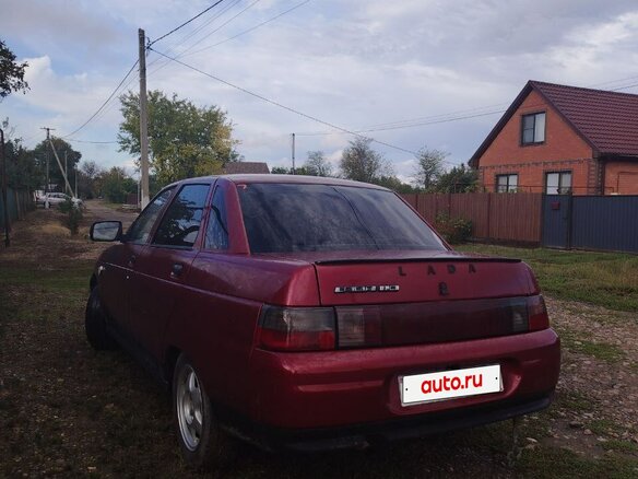 2001 Lada (ВАЗ) 2110, красный, 200000 рублей - вид 6