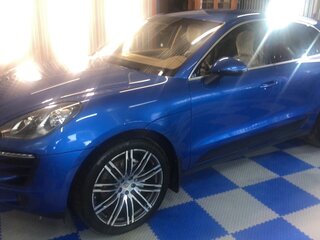 2015 Porsche Macan S I, синий, 3300000 рублей, вид 3