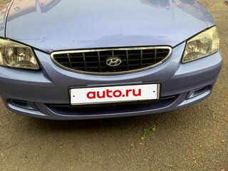 2006 Hyundai Accent ТагАЗ II, фиолетовый, 360000 рублей, вид 2