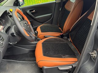 2015 Volkswagen Polo V Рестайлинг, серый, 570000 рублей, вид 5