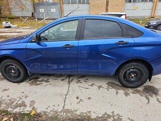 2021 Lada (ВАЗ) Vesta I, синий, 950000 рублей, вид 4
