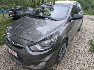 2012 Hyundai Solaris I, серый, 590000 рублей, вид 4