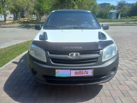 2014 Lada (ВАЗ) Granta I, белый, 520000 рублей - вид 3
