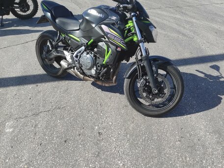 2019 Kawasaki Z 650, зелёный, 540000 рублей, вид 4