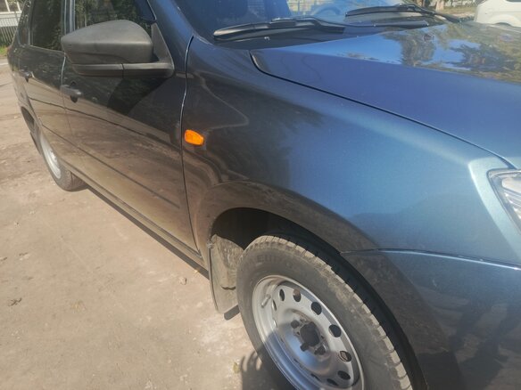 2014 Lada (ВАЗ) Granta I, серый, 475000 рублей - вид 14