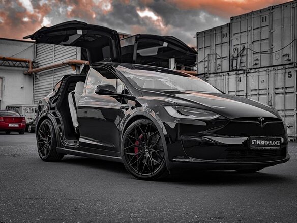 2022 Tesla Model X Plaid I Рестайлинг, чёрный, 11500000 рублей