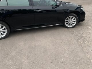 2012 Toyota Camry VII (XV50), чёрный, 1700000 рублей, вид 3